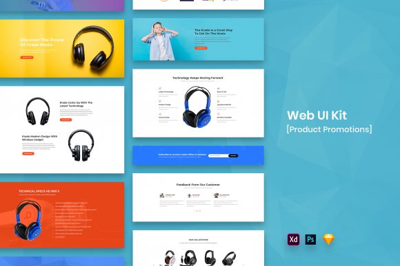 Accelerate Design with the Product Promotion Web UI Kit
