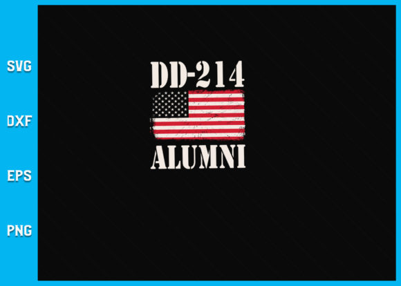 Celebrating Service: The Power of U.S. Military Veterans DD-214 Alumni SVG for Modern Creators