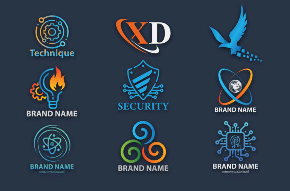 Streamlining Brand Identity with a Versatile Logo Design Set