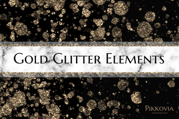 Unlocking Elegance: Real-World Applications for the Gold Glitter Elements Pack